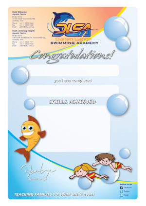 Diseño Gráfico por Junn para DARREN LANGE SWIMMING ACADEMY | Diseño: #1583501
