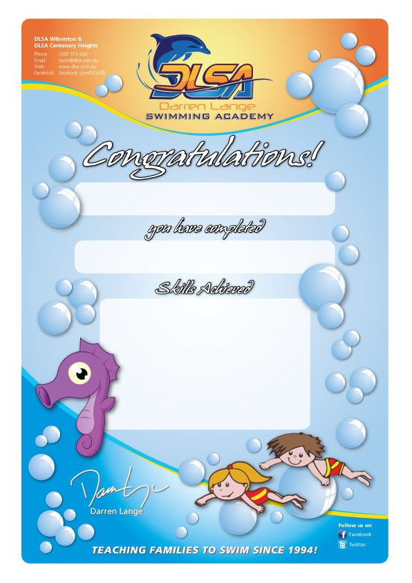 Diseño Gráfico por Junn para DARREN LANGE SWIMMING ACADEMY | Diseño: #1640988