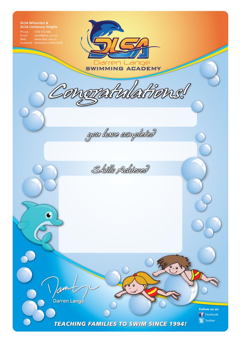 Graphic Design by Junn for DARREN LANGE SWIMMING ACADEMY | Design #1699187
