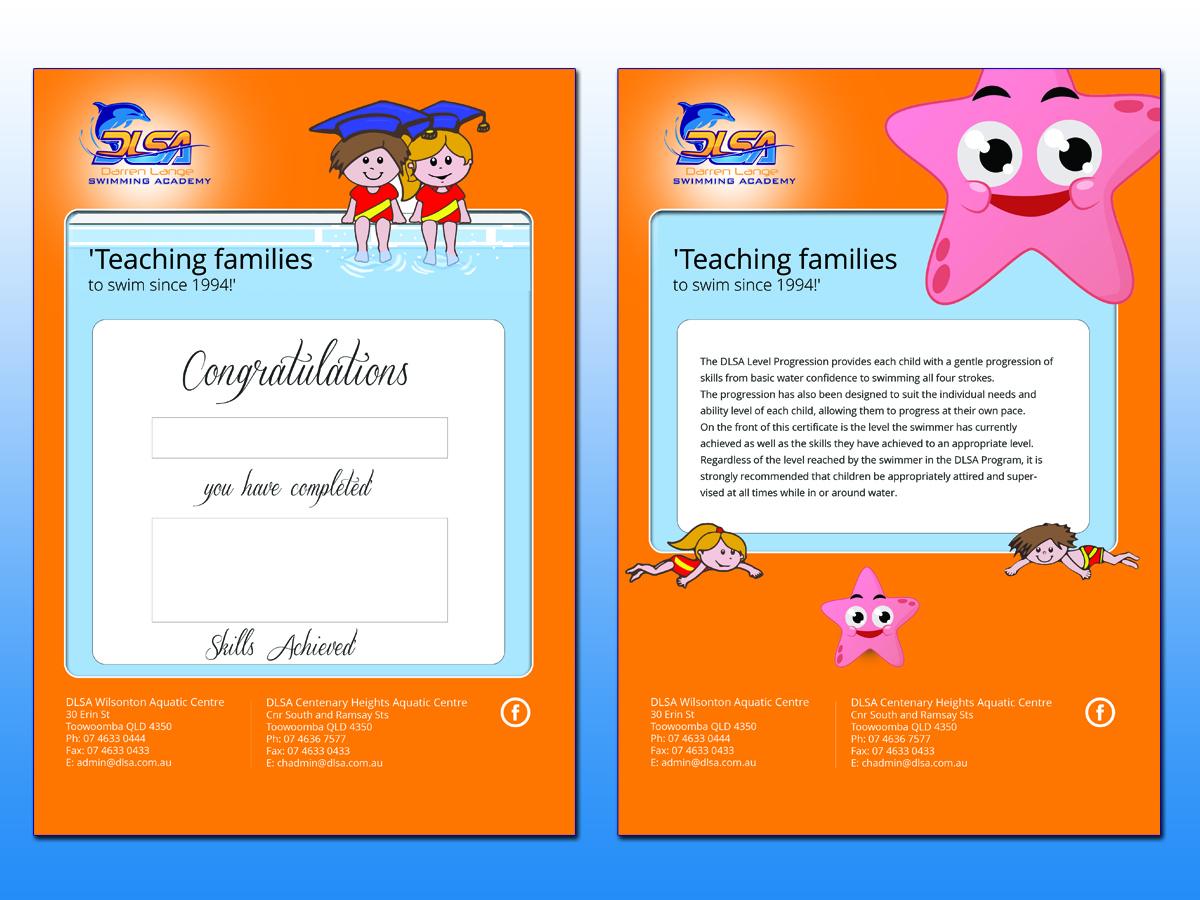 Diseño Gráfico por roopaljain para DARREN LANGE SWIMMING ACADEMY | Diseño #1593564
