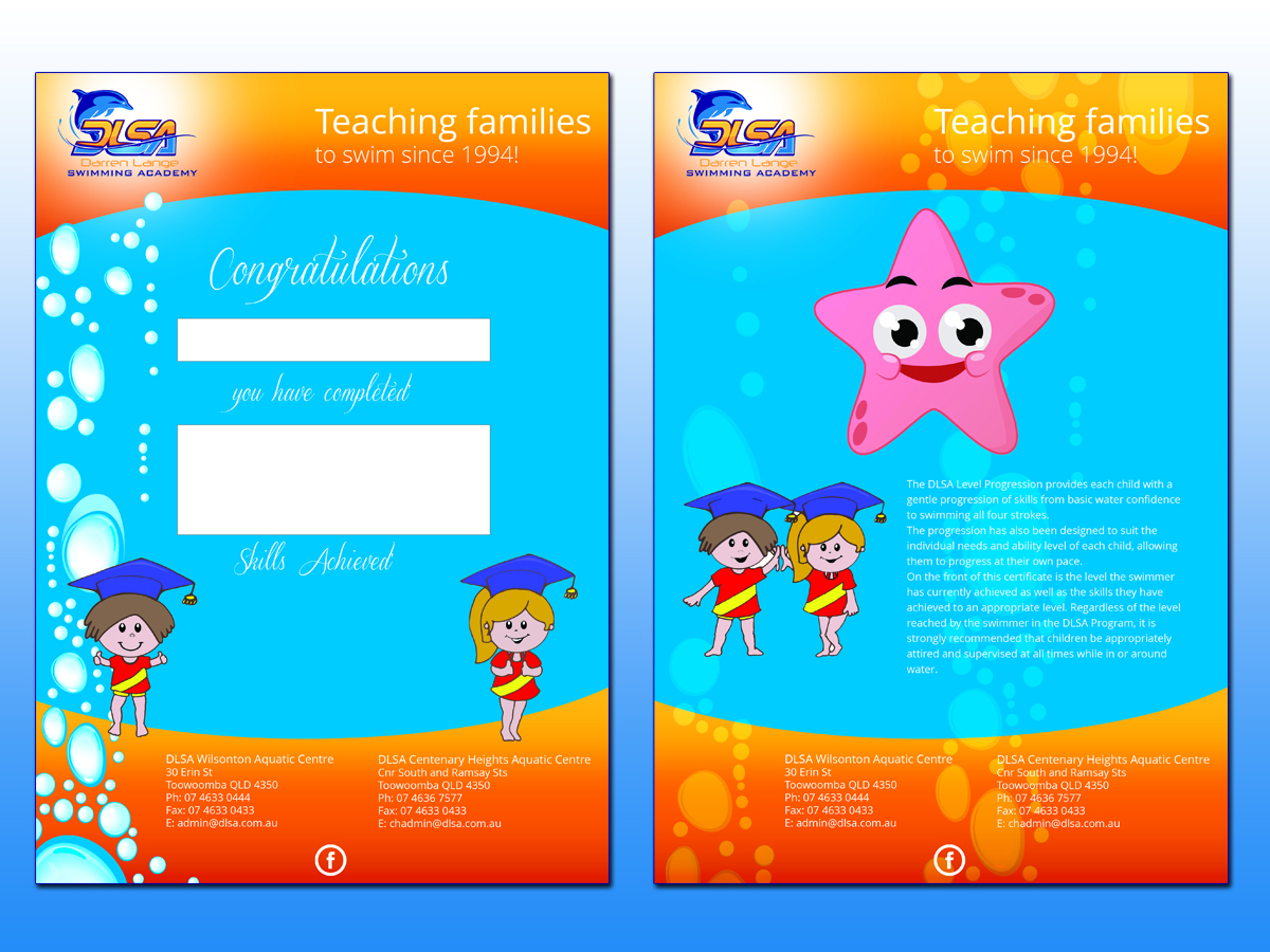 Diseño Gráfico por roopaljain para DARREN LANGE SWIMMING ACADEMY | Diseño #1593574
