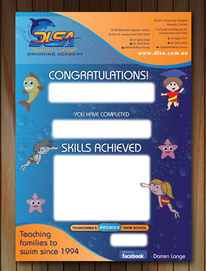 Diseño Gráfico por Sbss para DARREN LANGE SWIMMING ACADEMY | Diseño: #1596060