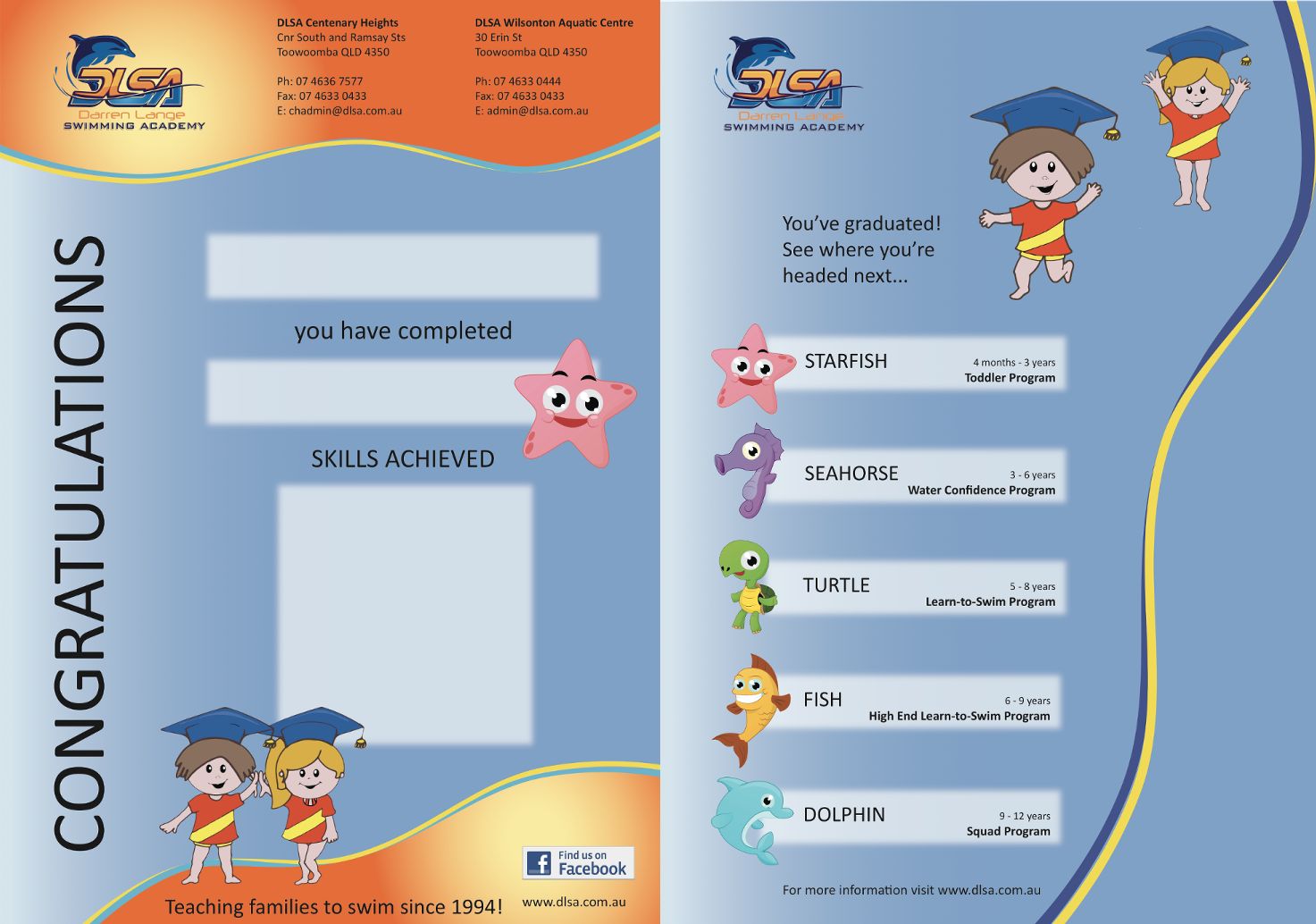 Diseño Gráfico por cmdes15 para DARREN LANGE SWIMMING ACADEMY | Diseño #1580154