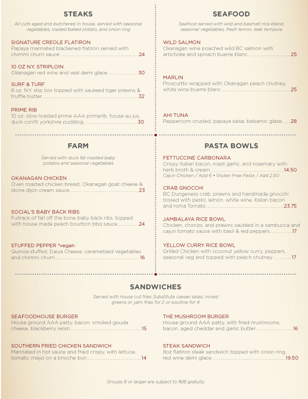 Menu Design by Jackie Morrison for this project | Design #5853631