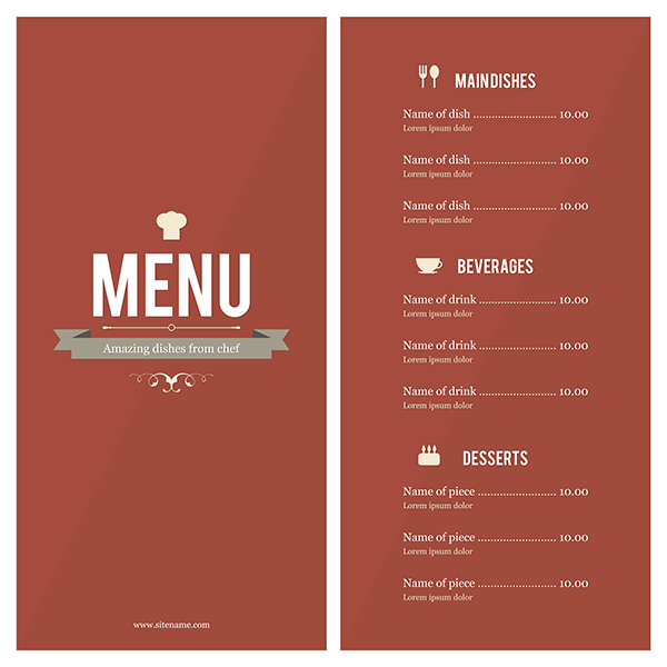 Menu Design by CreativesPeoples for this project | Design #5820697