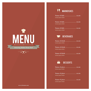 Menu Design by CreativesPeoples