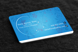 Raising floral designer needs an artistic business card  | Diseño de Tarjeta de Presentación por Stream Graphics