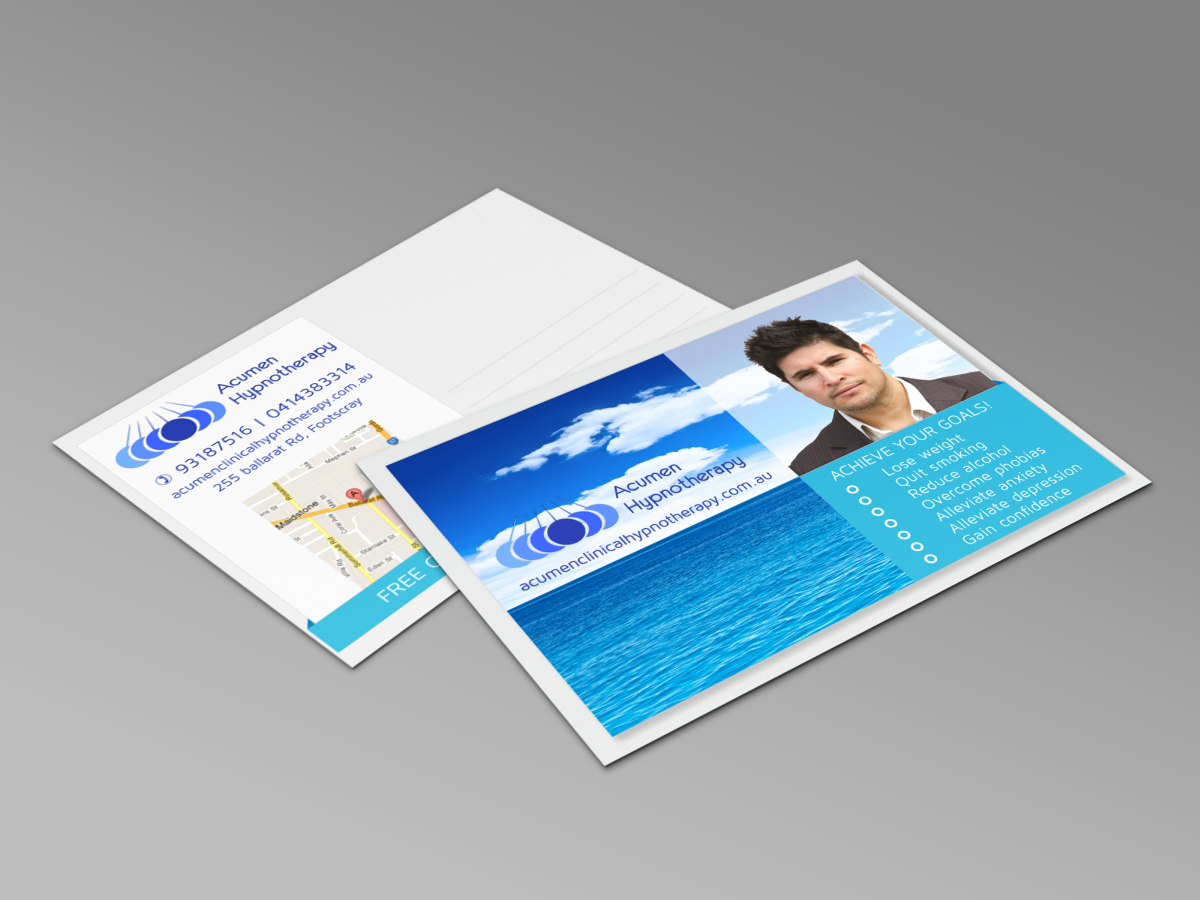 Card Design by HYPdesign for Acumen Clinical Hypnotherapy | Design #1587667
