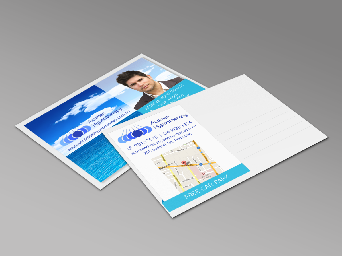 Design de Carte par HYPdesign pour Acumen Clinical Hypnotherapy | Design #1587670