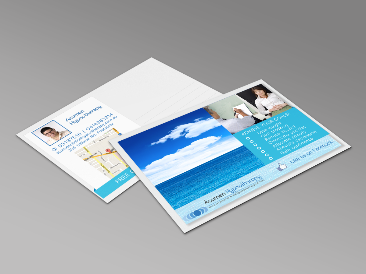 Design de Carte par HYPdesign pour Acumen Clinical Hypnotherapy | Design #1596021