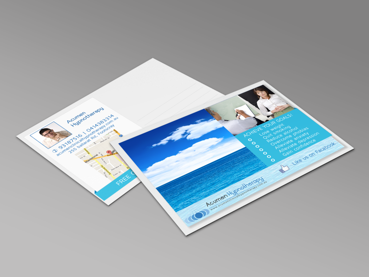 Card Design by HYPdesign for Acumen Clinical Hypnotherapy | Design #1596024