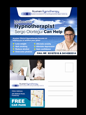 Card Design by rkailas for Acumen Clinical Hypnotherapy | Design: #1614164