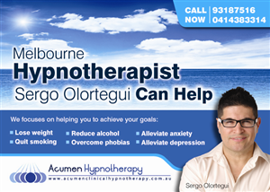 Card Design by rkailas for Acumen Clinical Hypnotherapy | Design #1614203