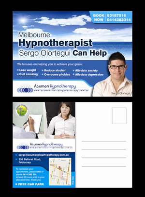 Card Design by rkailas for Acumen Clinical Hypnotherapy | Design: #1617812