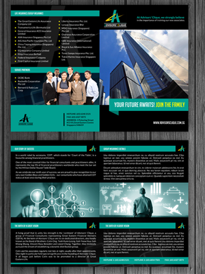 Brochure Design by debdesign for Advisors Clique | Design #5811578
