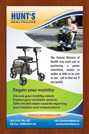 Flyer Design by Sbss for Hunt's Healthcare | Design: #1595960