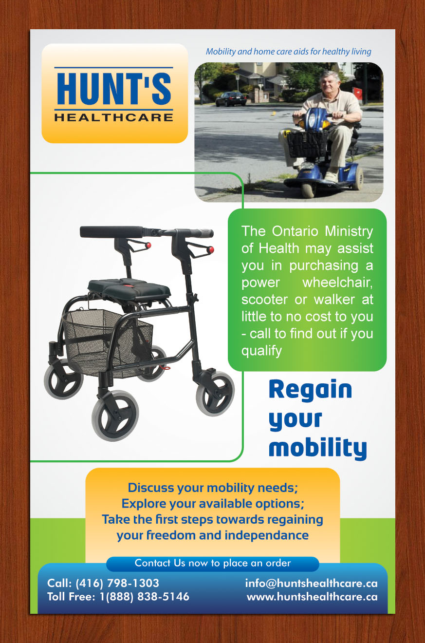 Flyer Design by Sbss for Hunt's Healthcare | Design #1596066