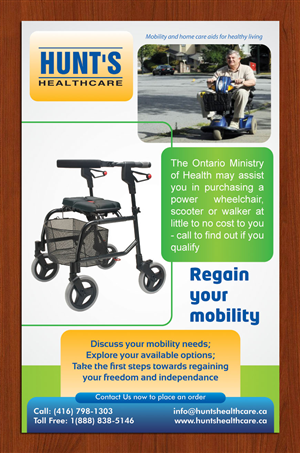 Flyer Design by Sbss for Hunt's Healthcare | Design: #1596066