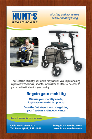 Flyer Design by Sbss for Hunt's Healthcare | Design: #1596074