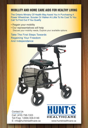 Flyer Design by Sbss for Hunt's Healthcare | Design: #1596332