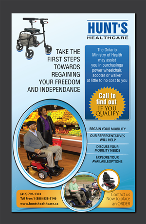 Flyer Design by Sbss for Hunt's Healthcare | Design: #1598339