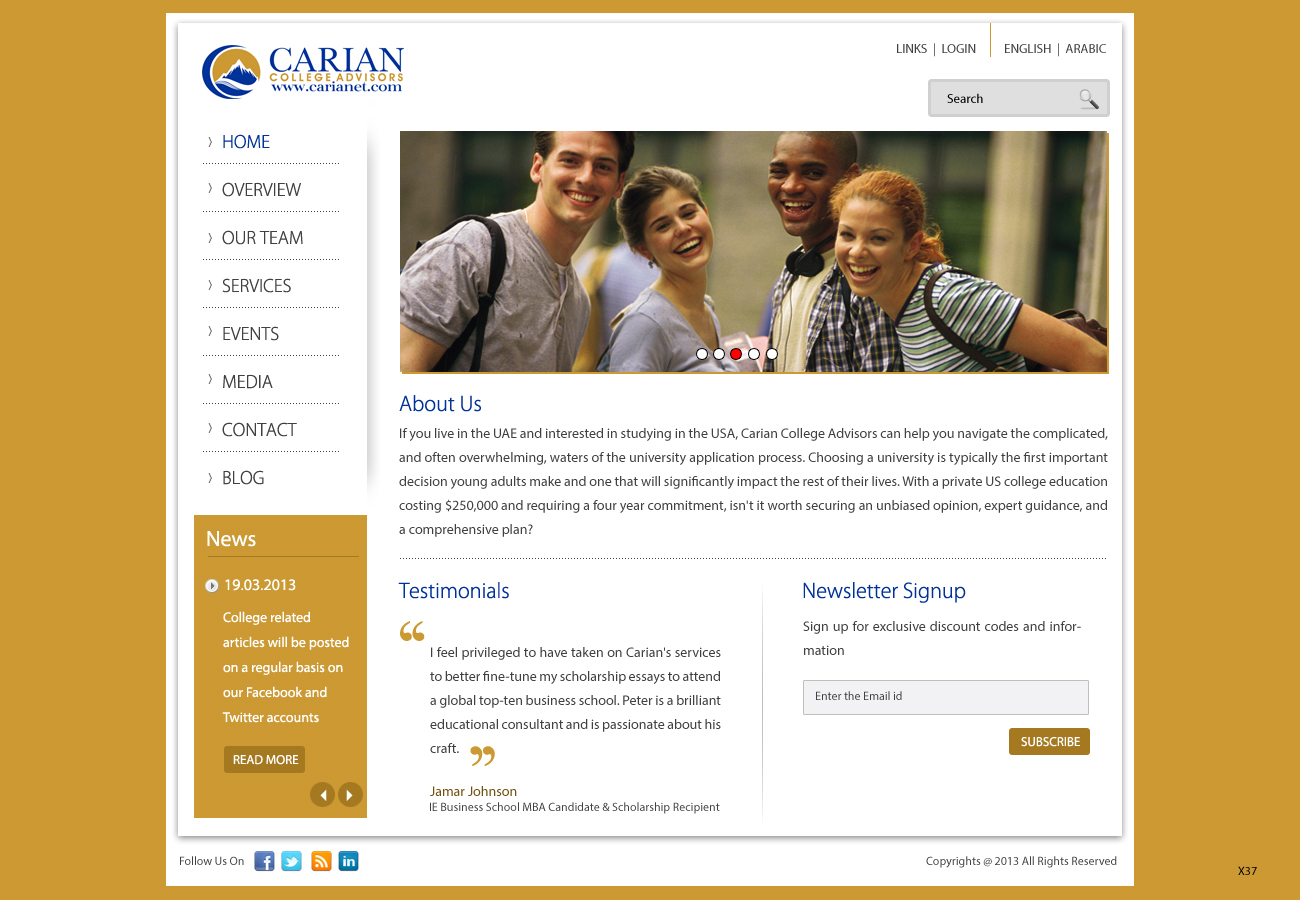 Web Design by pb for this project | Design #1587521