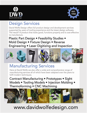 Flyer-Design von Lou Sharp für David Wolfe Design, Inc. | Design: #1602602
