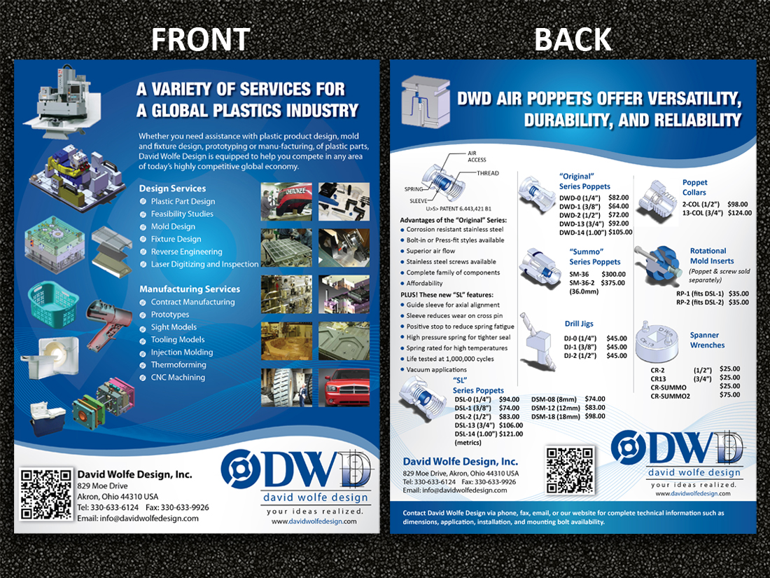 Flyer-Design von Sarmishtha Chattopadhyay_loginchange für David Wolfe Design, Inc. | Design #1600805