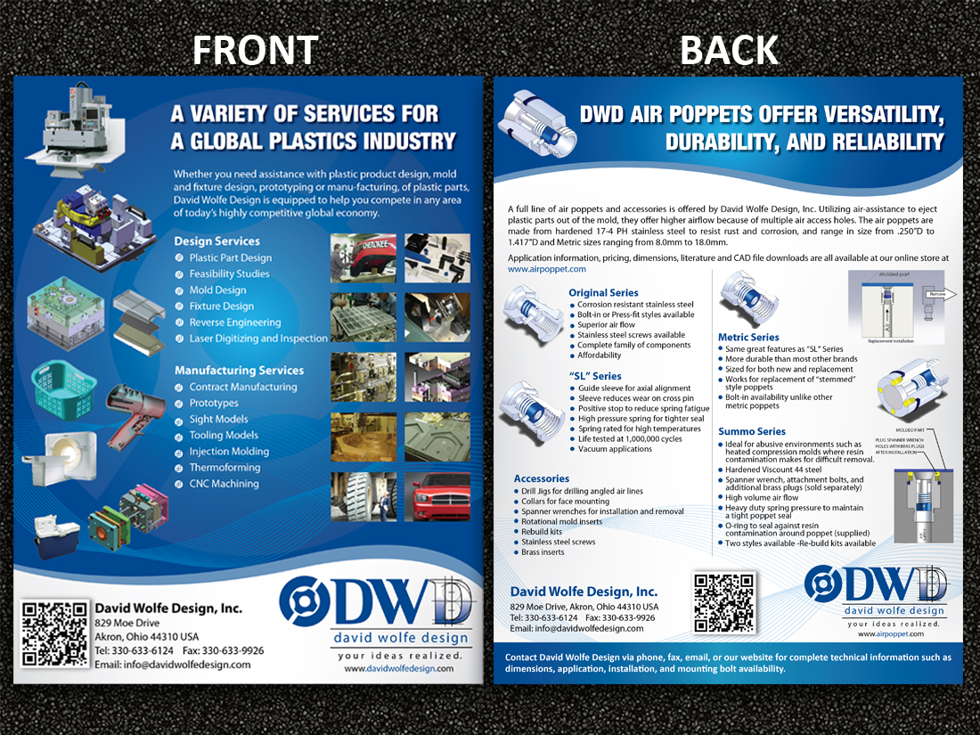 Design de Flyer par Sarmishtha Chattopadhyay_loginchange pour David Wolfe Design, Inc. | Design #1605895
