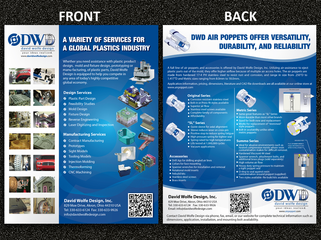 Flyer-Design von Sarmishtha Chattopadhyay_loginchange für David Wolfe Design, Inc. | Design: #1622032