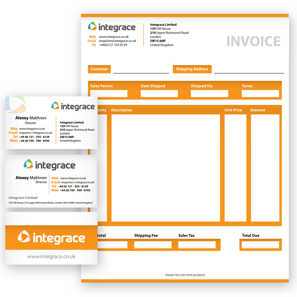 Design de Papeterie par wolf pour Integrace Ltd | Design #312940