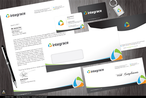 Schreibwaren-Design von DesignsTRIBE für Integrace Ltd | Design: #306662
