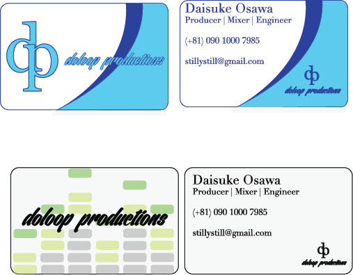 Diseño de Tarjeta de Presentación por Hide me para doloop productions | Diseño #1601568