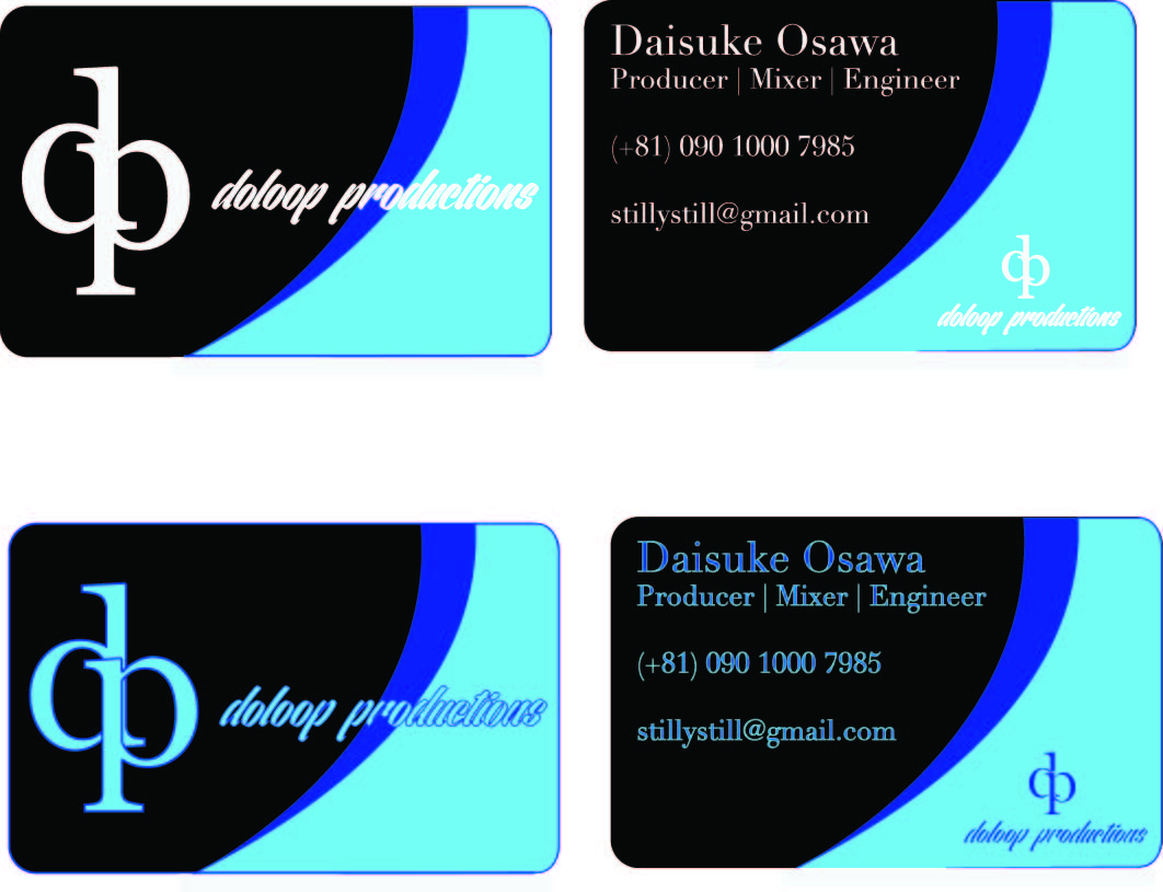 Business Card Design by Hide me for doloop productions | Design #1601578