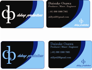 Business Card Design by Hide me for doloop productions | Design: #1601578