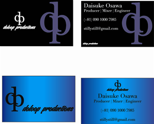 Business Card Design by Hide me for doloop productions | Design: #1601579