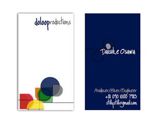 Business Card Design by Mariam.S for doloop productions | Design #1583427