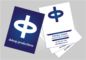 Business Card Design by CaptainZZ for doloop productions | Design #1591229