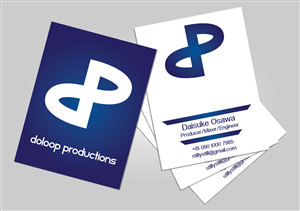Business Card Design by CaptainZZ for doloop productions | Design: #1592409