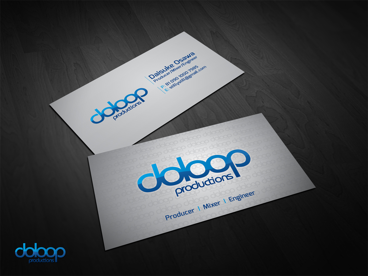Business Card Design by diRtY.EMM for doloop productions | Design #1585244