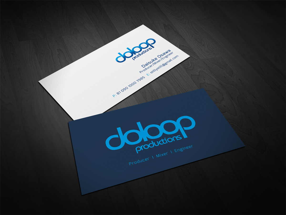 Business Card Design by diRtY.EMM for doloop productions | Design #1593201