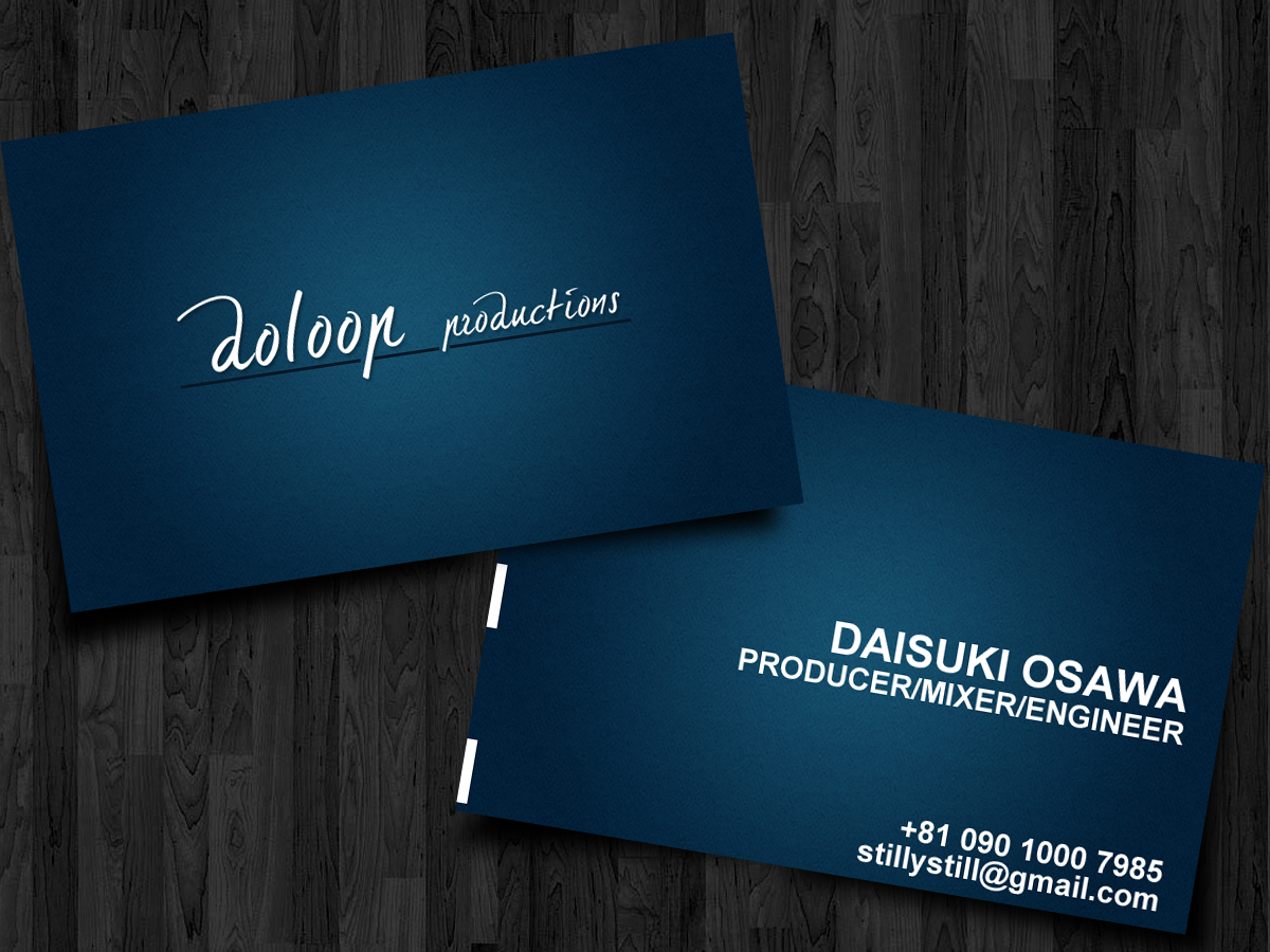 Business Card Design by Straw Hat for doloop productions | Design #1576667
