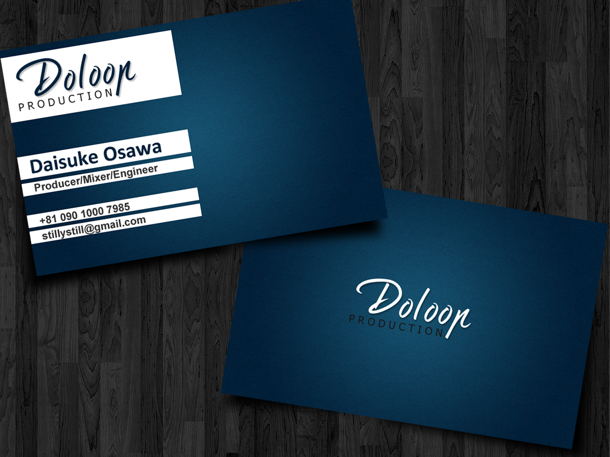 Design de Carte de Visite par Straw Hat pour doloop productions | Design #1576671