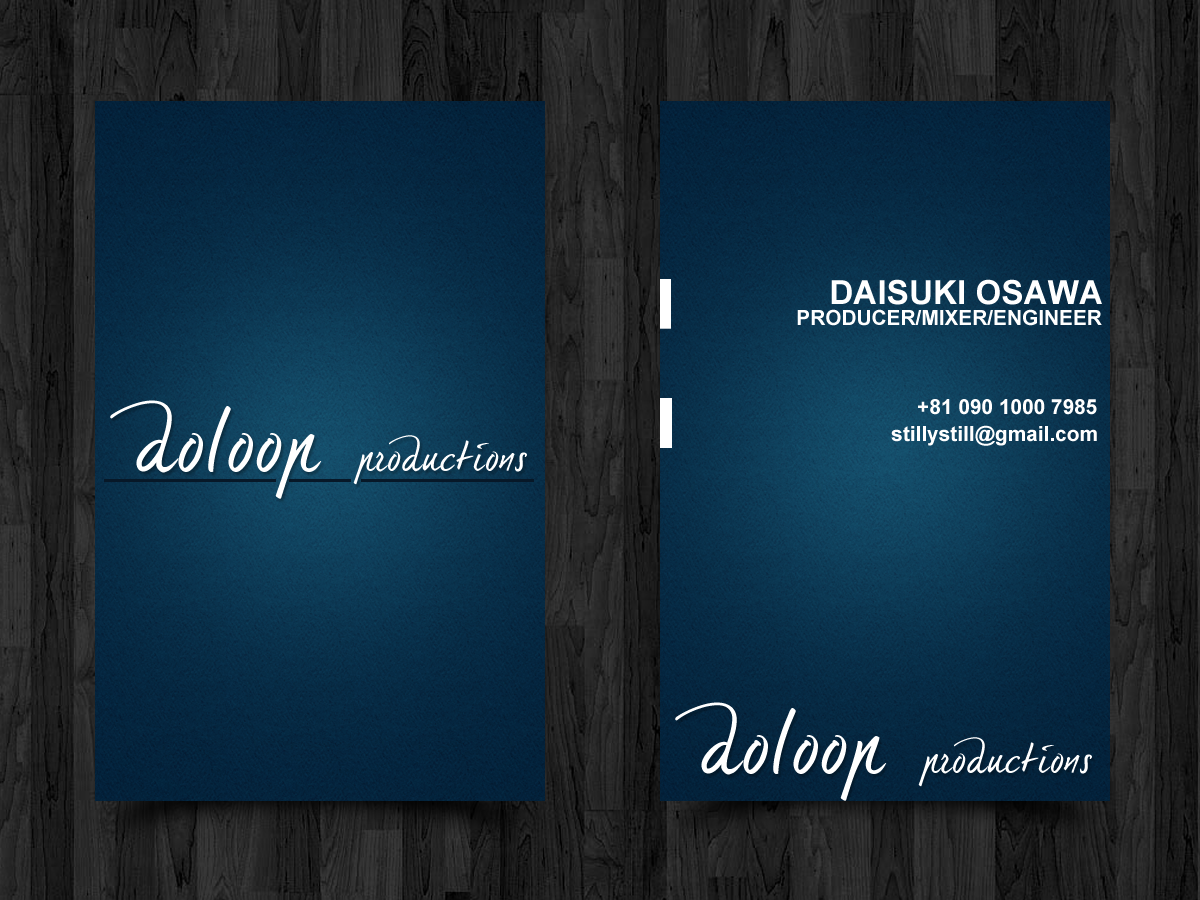 Business Card Design by Straw Hat for doloop productions | Design #1576928
