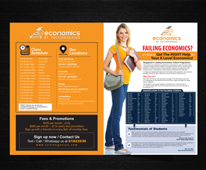 Flyer Design by uk for Economics at TuitionGenius | Design: #5805435