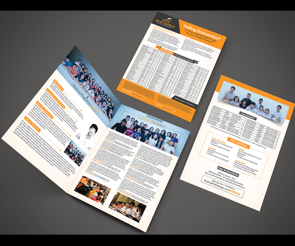 Design de Flyer par KreativeDesk pour Economics at TuitionGenius | Design #5820529