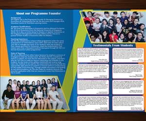 Flyer Design by KhristianVinuya for Economics at TuitionGenius | Design: #5791871
