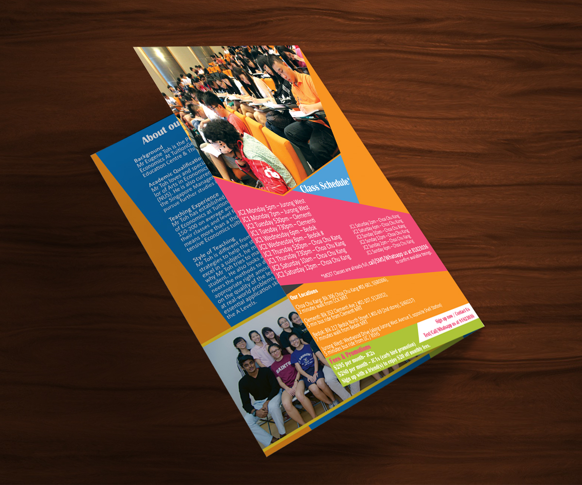 Flyer Design by KhristianVinuya for Economics at TuitionGenius | Design #5791892