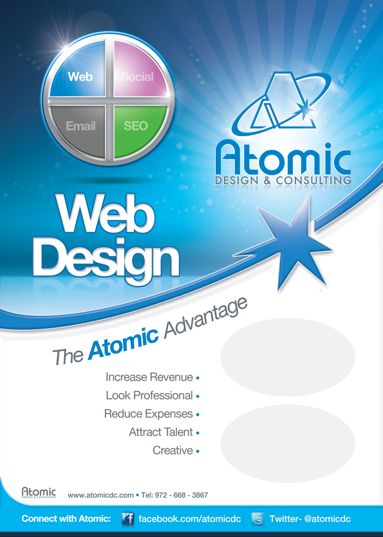 Broschüren-Design von C23design Company für Atomic Design & Consulting | Design: #394953