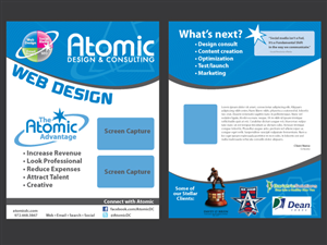 Broschüren-Design von JJamesDesign für Atomic Design & Consulting | Design: #380322